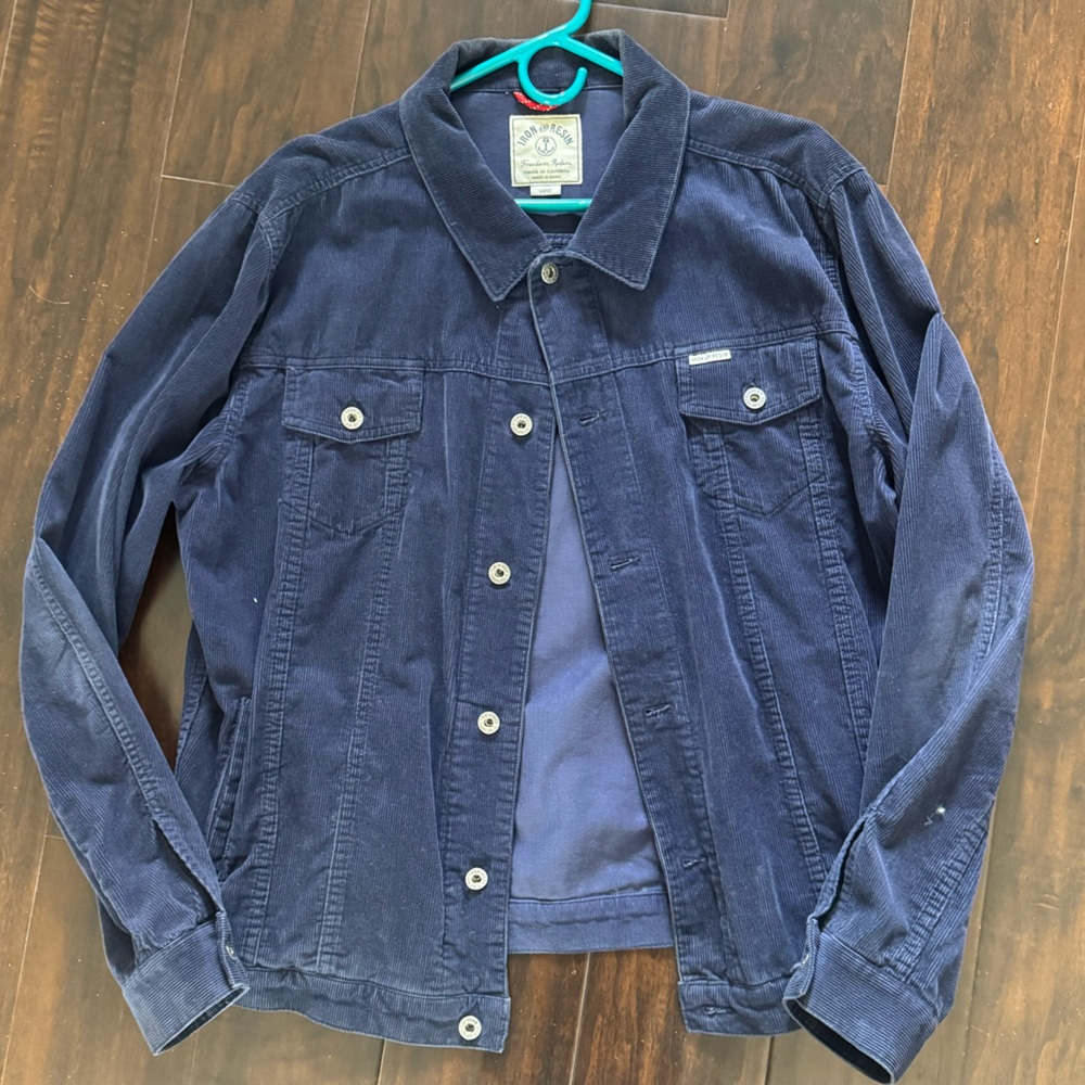 Iron and Resin Corduroy Rambler Jacket - L